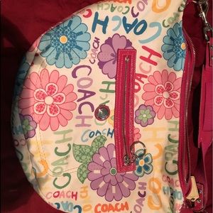 Flowerprint Coach Hobo Bag